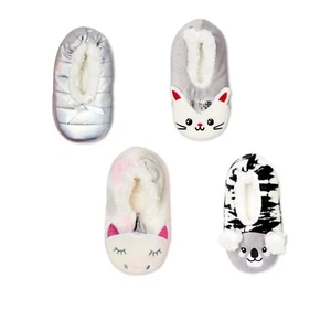 Slipper Sock Wonder Nation Girls Holographic Cat Koala Unicorn with grippers - Picture 1 of 9