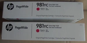 HP 981YC L0R18YC Tintenpatrone Magenta f. PageWide Managed E55650 E58650 07-2022 - Afbeelding 1 van 2