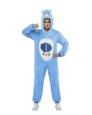 Care Bear Grumpy Bear - Comfy Wear - Década de 1980 - Fantasia - Adulto - Grande - Imagem 1 de 3