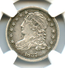 1837 Capped Bust Dime, Ngc Au50