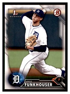 2016 Bowman Draft #BD-22 KYLE FUNKHOUSER Detroit Tigers