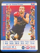 2009 AFL Teamcoach Best & Fairest Wild Card-Choose From Dropdown List-Single-AVE