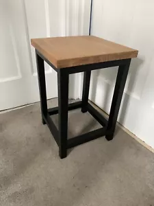 Handmade Rustic Wooden Coffee Table Console Stand Bedside Oak Top - Picture 1 of 4
