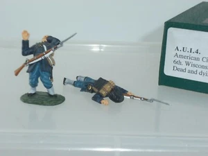 FRONTLINE AUI4 EJÉRCITO DE UNIÓN 6O REGIMIENTO WISCONSIN VÍCTIMAS HERIDAS + MUERTOS PUESTOS - Imagen 1 de 2