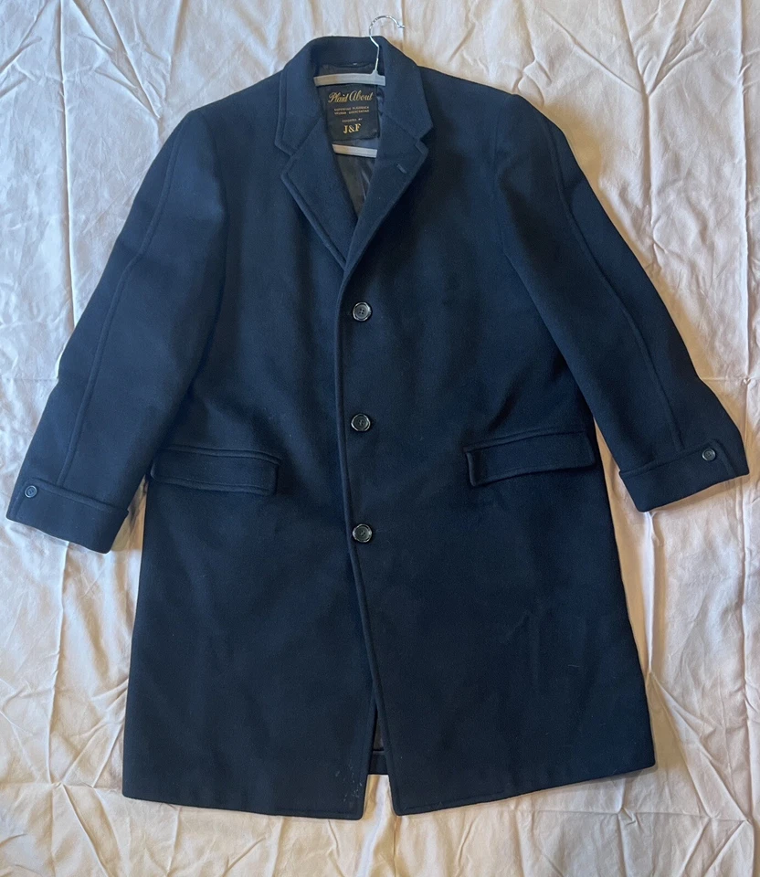 Abrigo de terciopelo a cuadros superfino a cuadros vintage RARO para hombre Foto 1 de 4