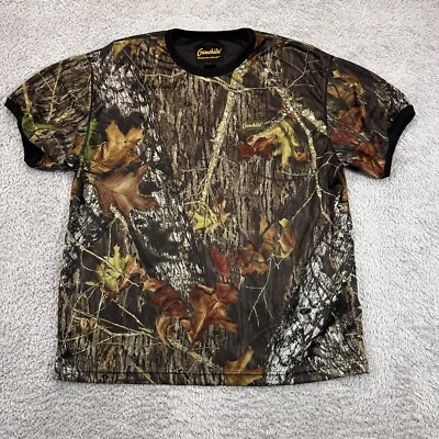 Gamehide Mossy Oak Camouflage Men’s T-Shirt L Polyester - Image 1 of 4