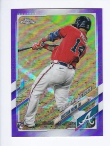 2021 Topps Chrome Update #USC51 CRISTIAN PACHE RD RC Debut PURPLE REFRACTOR - Picture 1 of 2