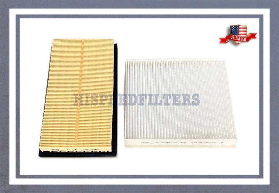 FILTRO DE AIRE MOTOR Y CABINA PARA 2019-2022 ES300h y UX200 VENDEDOR DE EE. UU. ENVÍO RÁPIDO  Foto 1 de 1