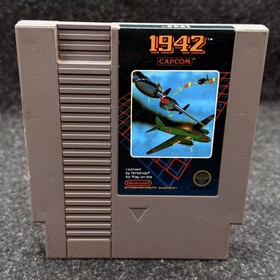 1942 Nintendo NES Authentic Tested Working Original Cartridge Capcom