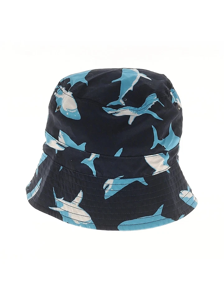 NUEVO CON ETIQUETAS Hanna Andersson Niños Sombrero Cubo Azul Niños Grandes Foto 1 de 1