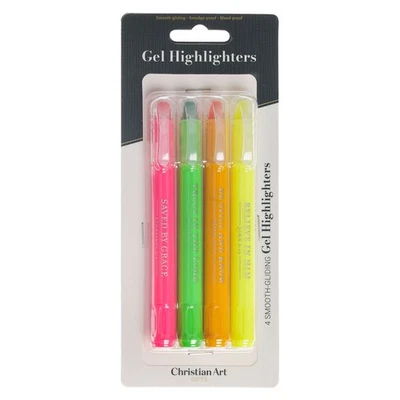 Twist & Glide Multicolor Gel Bible Highlighter Set for Study, Office, Home, - Image 1 of 3