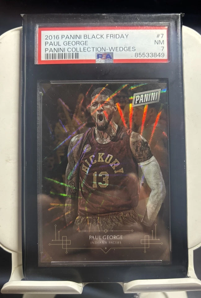 Panini Black Friday 2016-17 Paul George Hoosiers Hickory SSP PSA 7 #/50 Foto 1 de 2