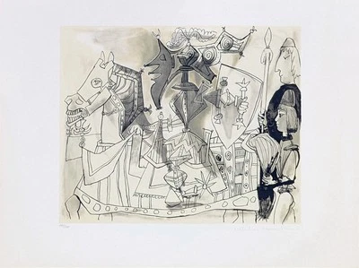 Pablo Picasso "Jeux De Pages" 1982 | Litografía firmada por Marina Picasso Estate Foto 1 de 4