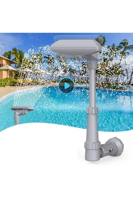 Fonte de piscina cachoeira para piscinas acima do solo/inground, spray largo de balanço automático - Imagem 1 de 4