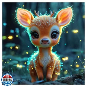 hill froeistung Deer Diamond Art Painting Kits for Adults,Forest Diamond Art  - Picture 1 of 5