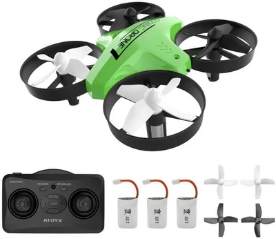 Mini Drone Fácil de Volar para Niños y Principiantes, Interior Exterior Nano Verde  Foto 1 de 4