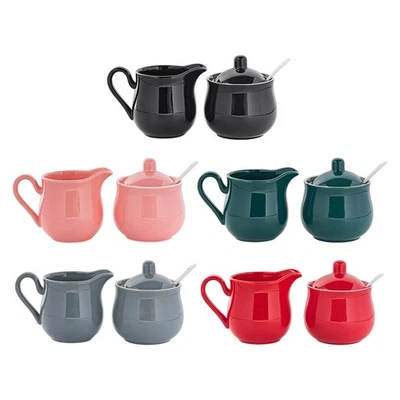 sucrier et crémier en céramique, durable, cadeau, usage domestique, - Photo 1/2