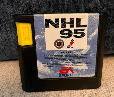 NHL 95 (Sega Genesis, 1994) Tested and Working! - Image 1 of 4