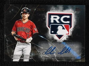 2023 Topps Japan Edition 24/25 Corbin Carroll RPA Rookie Patch Auto RC - Picture 1 of 3