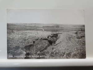 Vintage Postcard, The Theatre Of The Somme Battles (10PQ) - Picture 1 of 2