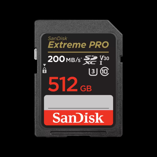 SanDisk micro SDXC Extreme 512GB 190MB/s V30 - Foto Erhardt