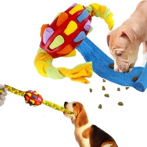 Schnuffelball für Hunde interaktives Puzzle Spielzeug tragbar Haustier Langeweile lindern NEU - Bild 1 von 9