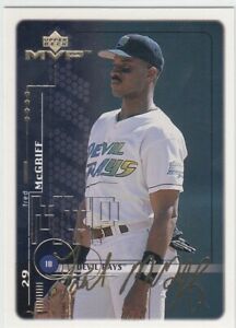 FRED MCGRIFF /100 UD MVP GOLD SCRIPT TAMPA BAY RAYS #200 1999 99 UD UPPER DECK