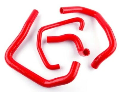 Red Silicone Radiator Hose Kits For 2005 2006 Kawasaki Ninja ZX6R ZX-6R ZX636C - Image 1 of 4