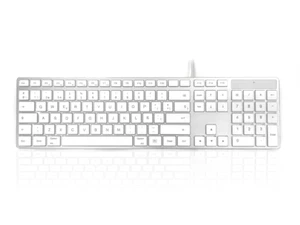 Accuratus 301 MAC - USB Wired Full Size Apple Mac Multimedia Keyboard with White - Picture 1 of 1