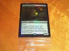1x New Foil Apocalypse Demon Magic the Gathering MTG Hour of Devastation