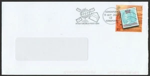 SINGAPORE 2020 UPU WORLD POST DAY 9 OCTOBER POSTAL SLOGAN DATESTAMP ON ENVELOPE - Picture 1 of 1