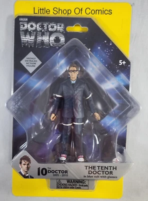 Doctor Who The 10th Tenth Doctor Blue Suite with Glasses Action Figure - Image 1 of 4