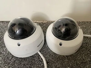 X2 Hikvision 8MP Dome IP Camera Acusense DarkFighter DS-2CD2186G2-ISU (2.8mm) - Picture 1 of 5