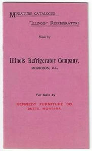c. 1899 "Miniature" Trade Catalog, Illinois Refrigerator Company Moline - Foto 1 di 4