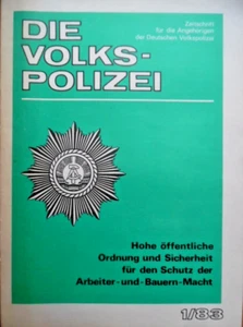 DIE VOLKS-POLIZEI 1 - 1983 Zeitschrift für Angehörige der Deutschen VoPo DDR ABV - Picture 1 of 3