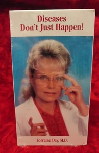 Diseases Don't Just Happen! VHS VCR Video Tape Lorraine Day M.D.  - Picture 1 of 3