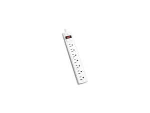 V7 SA0712W-9N6 7-Outlet Surge Protector, 12 Feet cord, 1050 Joules - White - Picture 1 of 5