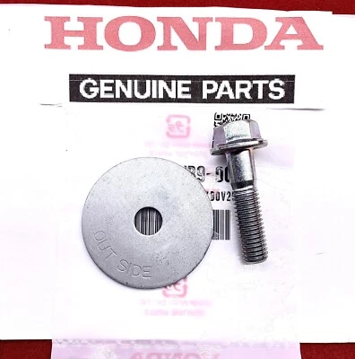 HONDA FRONT SPROCKET RETAINING WASHER & BOLT CR125R (93-02) CR250R (88-04) OEM - Image 1 of 2