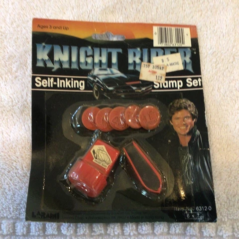 Knight Rider 1982 Self-Inking Stamp Set Larami Cover
