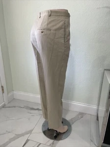 David Brooks Khaki Pants Size 8 Women’s Beige Solid Dress Pants - Picture 1 of 18