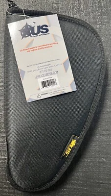 US PeaceKeeper 11"x6" Pistol Case - Black P21011 - Image 1 of 4