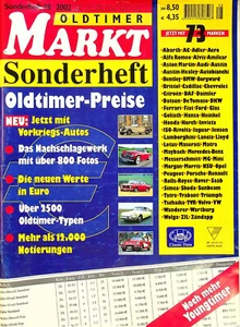Marktpreise - Oldtimer Markt Sonderheft Nr.28 - 2002 - Bild 1 von 2
