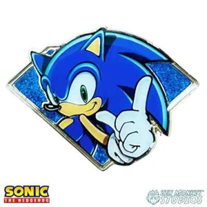 Golden Series 2: Emerald Sonic - Sonic the Hedgehog Pin - Picture 1 of 1