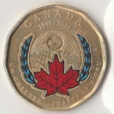 2020 Canadian $1 Loonie - UN Charter