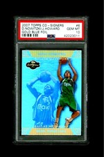 SICK PSA 10 GEM MINT #D /5 ! DIRK NOWITZKI & JOSH HOWARD 2007 GOLD CO-SIGNERS 
