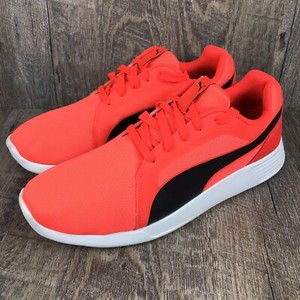 orange puma shoes