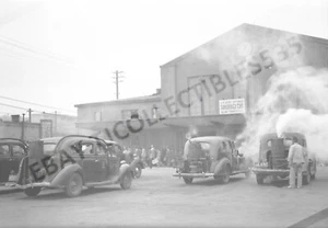 Sakuragi Cho Yokohama Ocupado Japón-Coche de Vapor-Ejército 3er TMRS 1946 Foto Negativa - Imagen 1 de 2