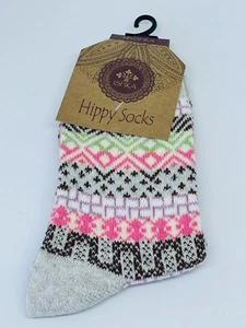 Women’s Socks Mixed Maze Grey Mix - Mid-Calf - Cotton Polyester Spandex - Bild 1 von 4