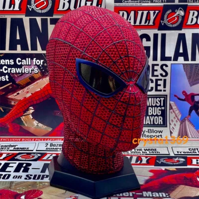 1/1 The Amazing Spider-man Andrew Garfield Cosplay Mask Prop Full 3D Texture Ver - Image 1 of 4