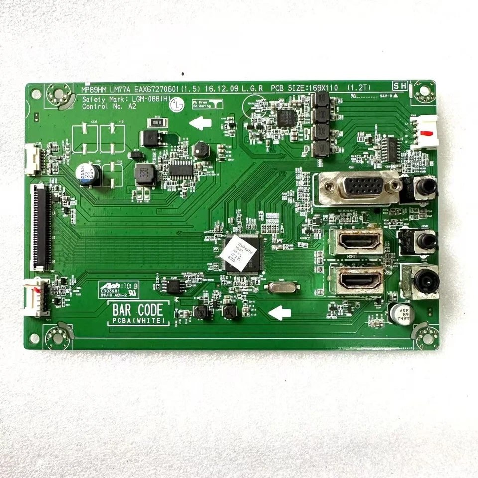 LG 27MP89HM driver board EAX67270602/1 LM77A suitable for LM270WF8 - Image 1 of 2